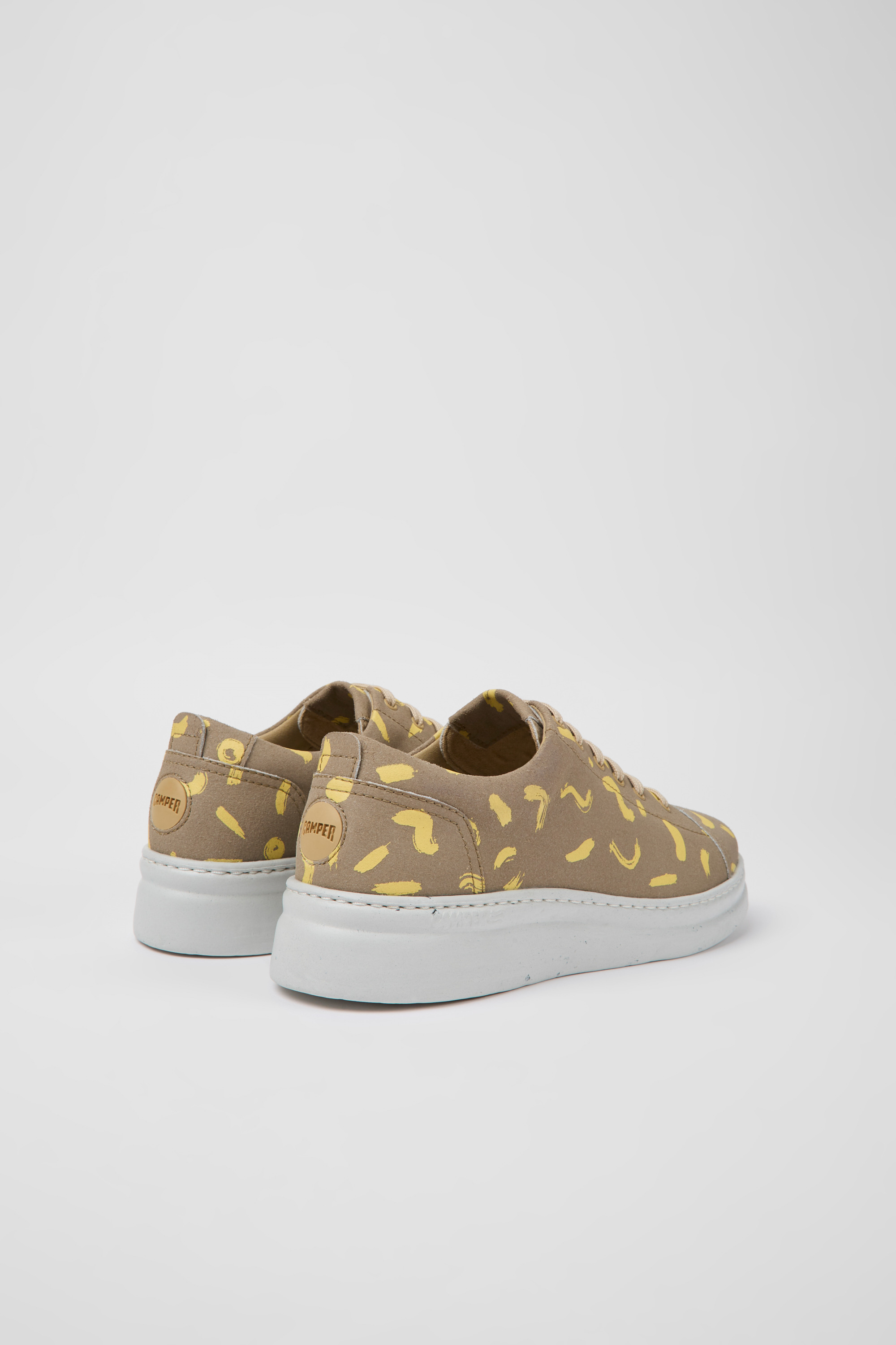 Runner Up - Multicolored nubuck sneakers for women