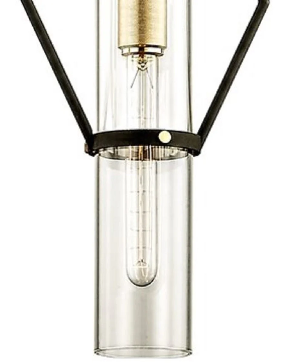 Casa Padrino lámpara colgante de lujo bronce / latón 24,1 x H. 61,6 cm - Lámpara Colgante de Salón de Diseño