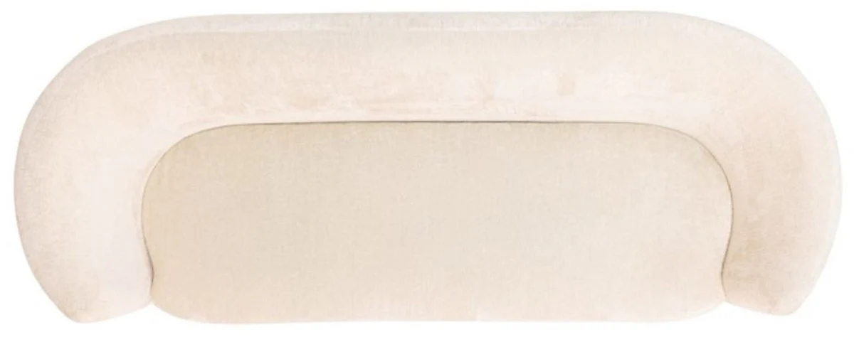 Casa Padrino sof¨¢ de lujo blanco 210 x 85 x A. 73 cm - Sof¨¢ de sal¨®n - Muebles de sal¨®n - Muebles de lujo - Interior de sal¨®n - Interior de lujo - Calidad de lujo