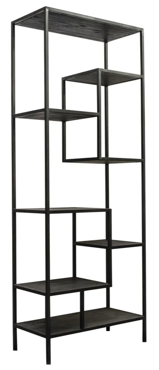 Casa Padrino estanter¨ªa de dise?o negro 80 x 40 x H. 210 cm - calidad de lujo