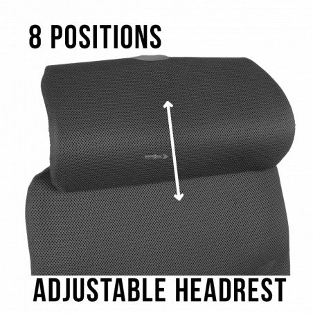 Brunner ARAVEL H2L gris oscuro - Silla plegable alta con reposacabezas