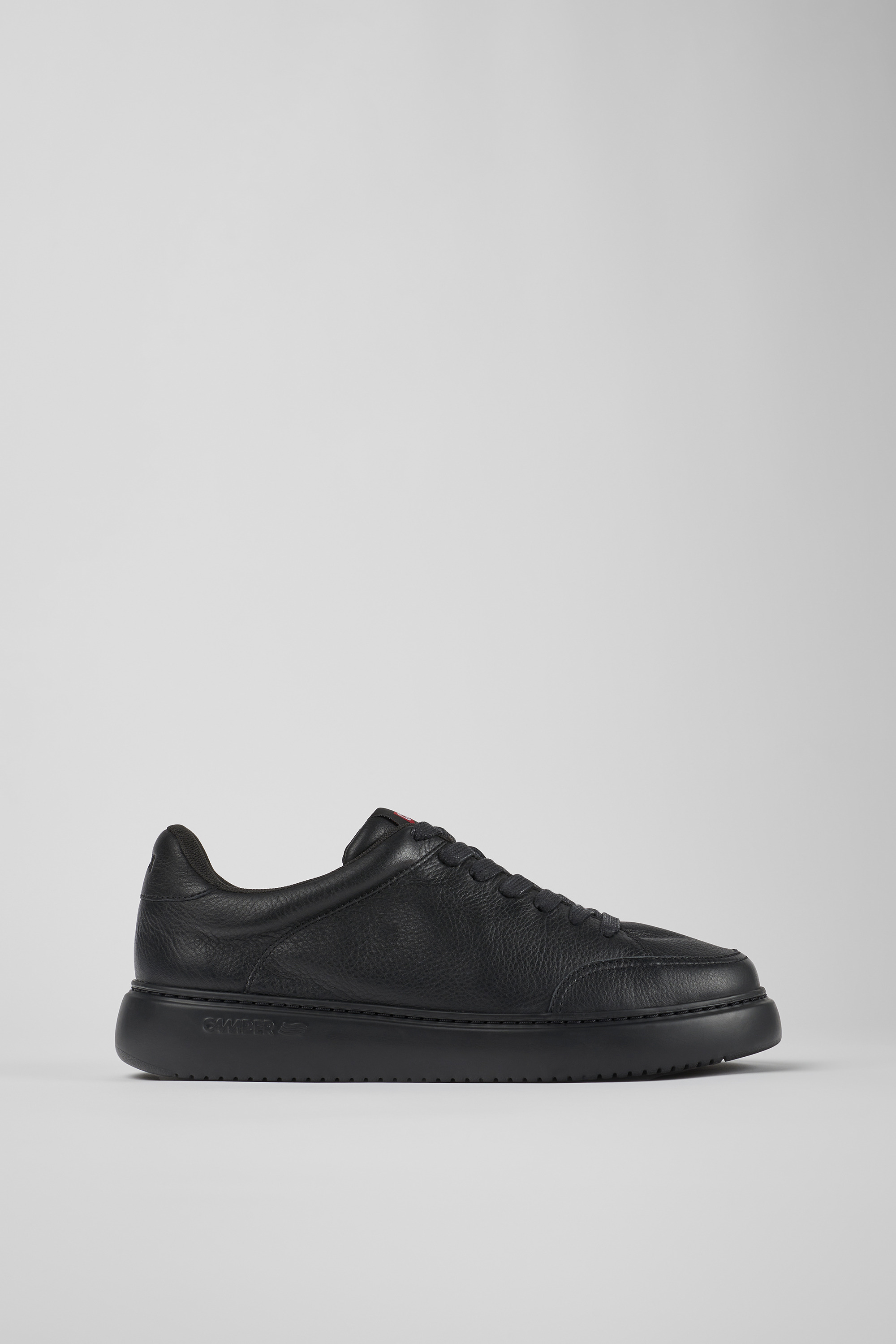 Runner K21 - Black leather sneakers for men