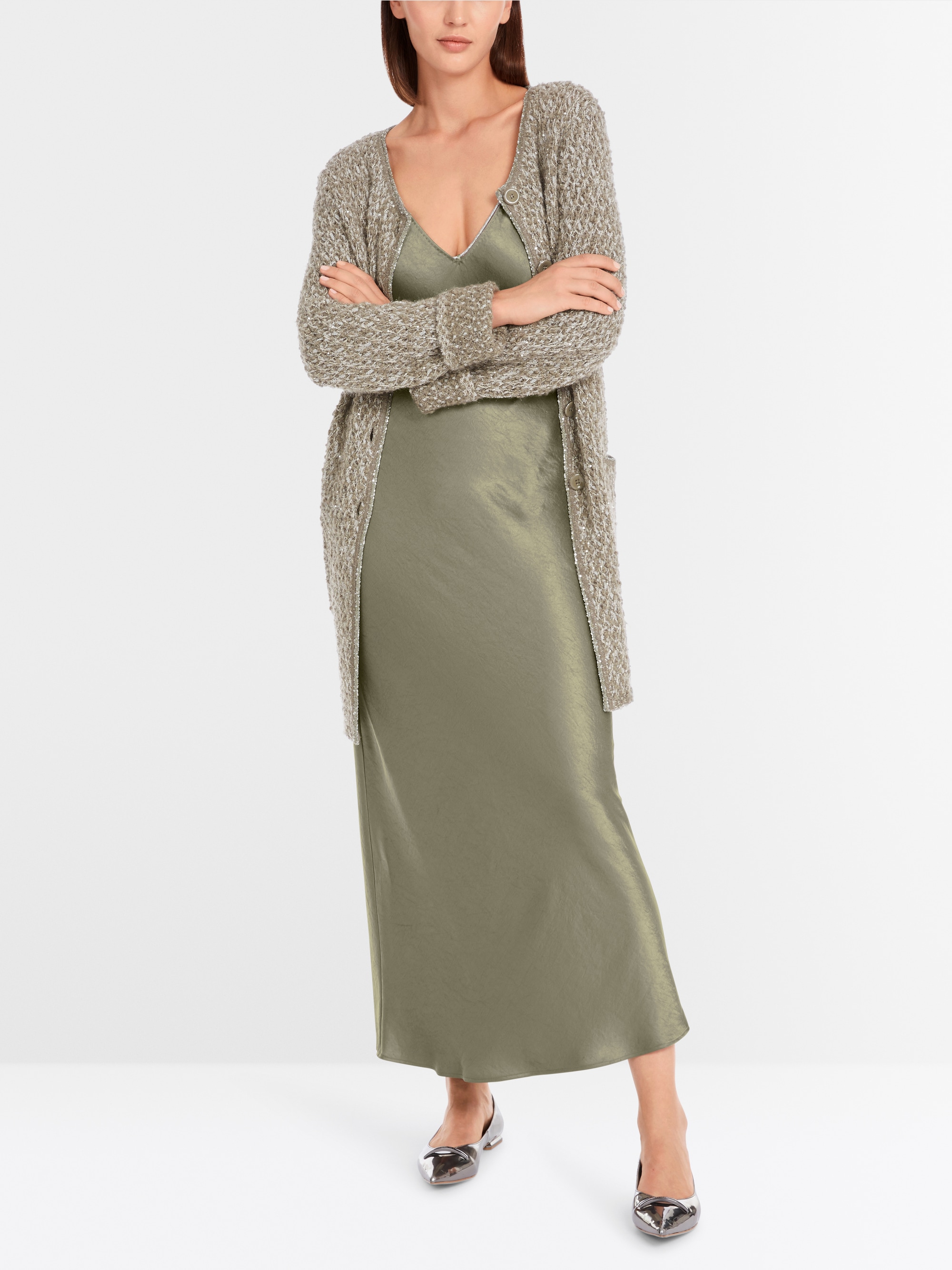 Marc-Cain Shimmering cardigan - knitted in Germany