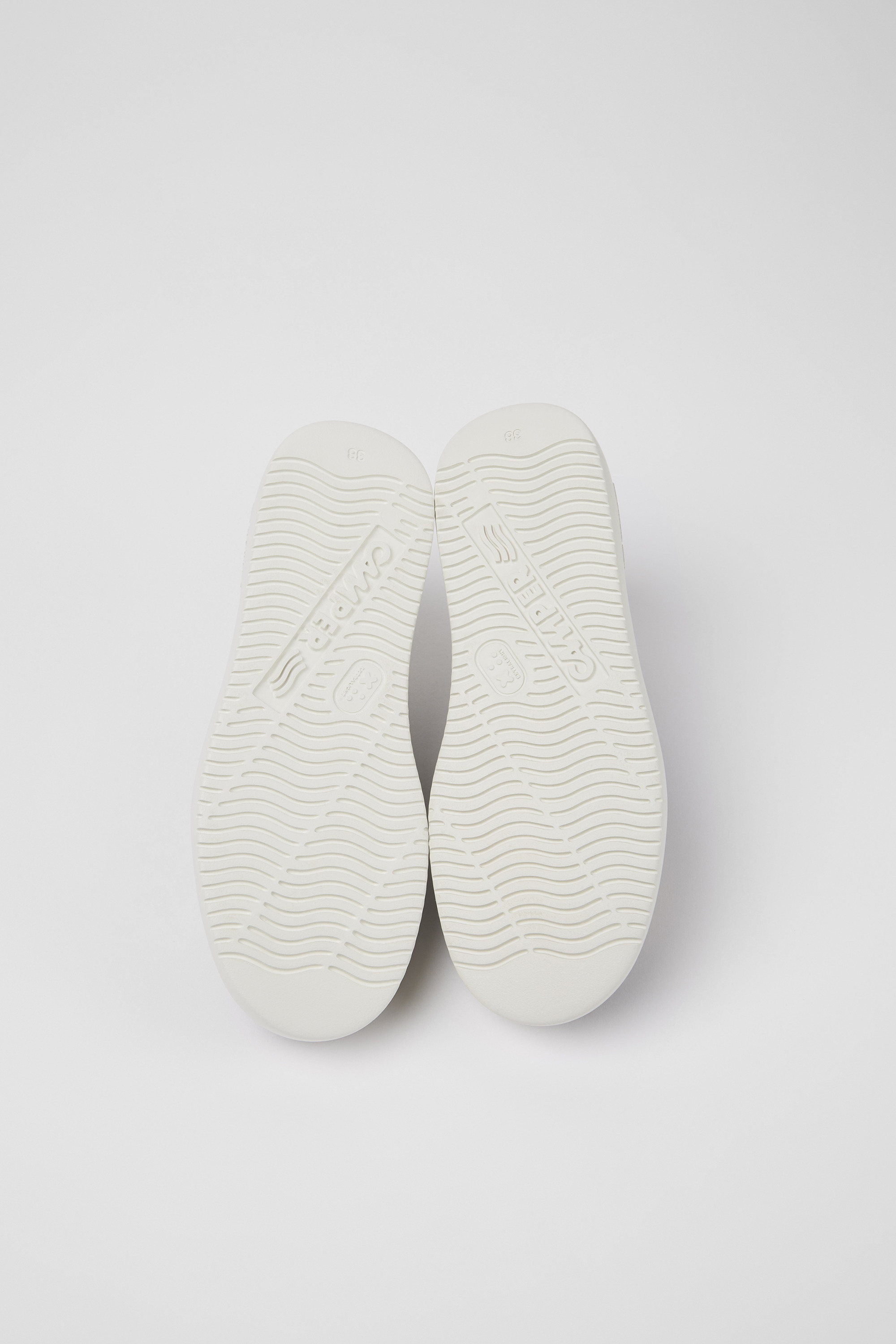 Twins - Brown leather and nubuck sneakers for women