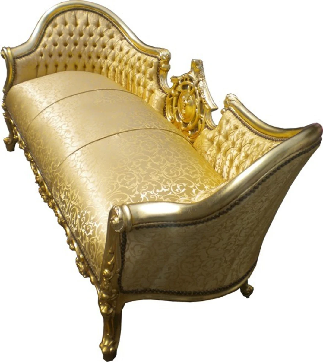 Baroque sofa set  Vampire  gold satin pattern - Limited Edition - UNIQUE
