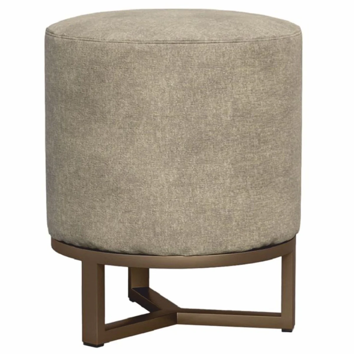 Casa Padrino Taburete de Lujo Gris / Marr¨®n ? 40 x A. 50 cm - Muebles de Lujo