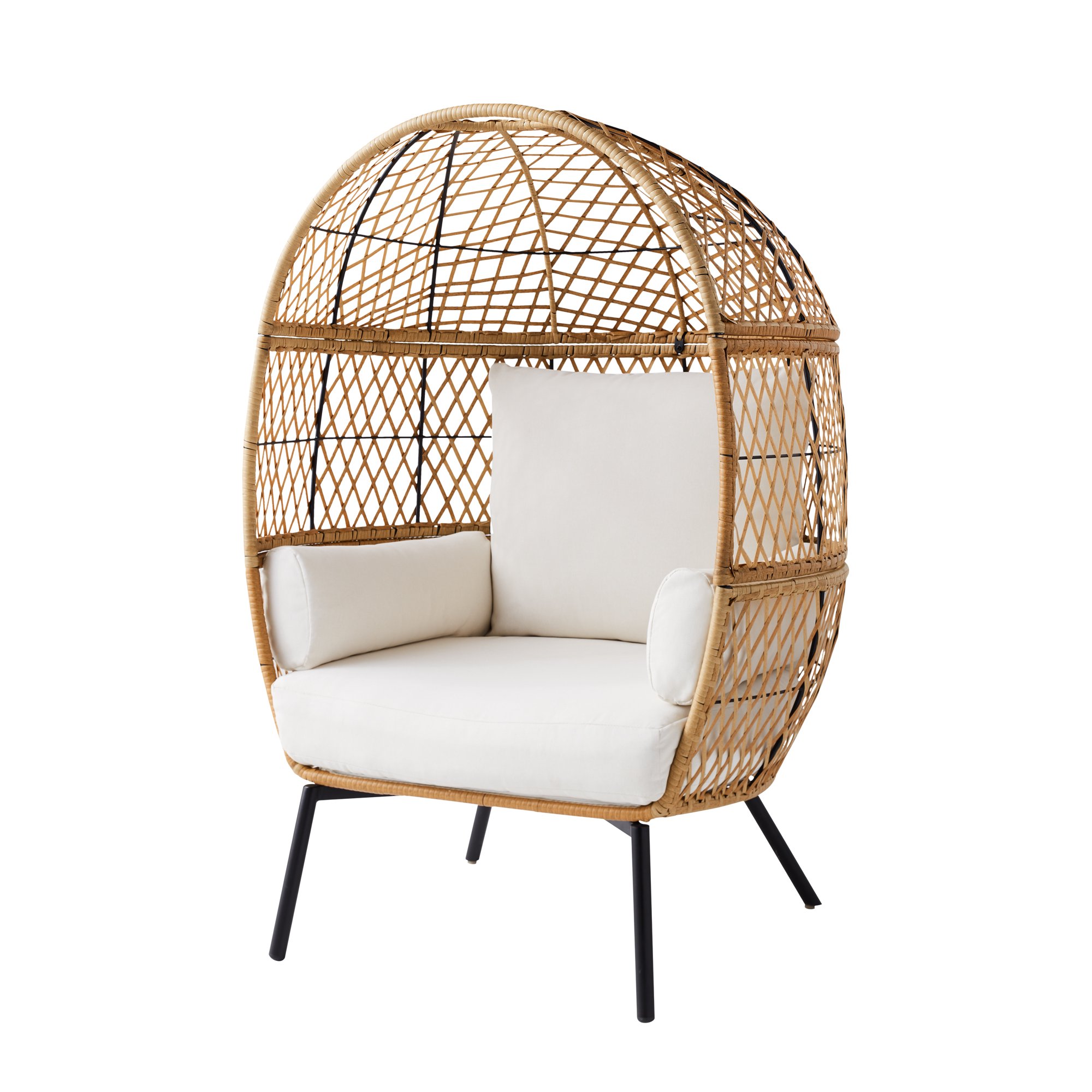 Outdoor Egg Chair adds stylish and comfortable seating