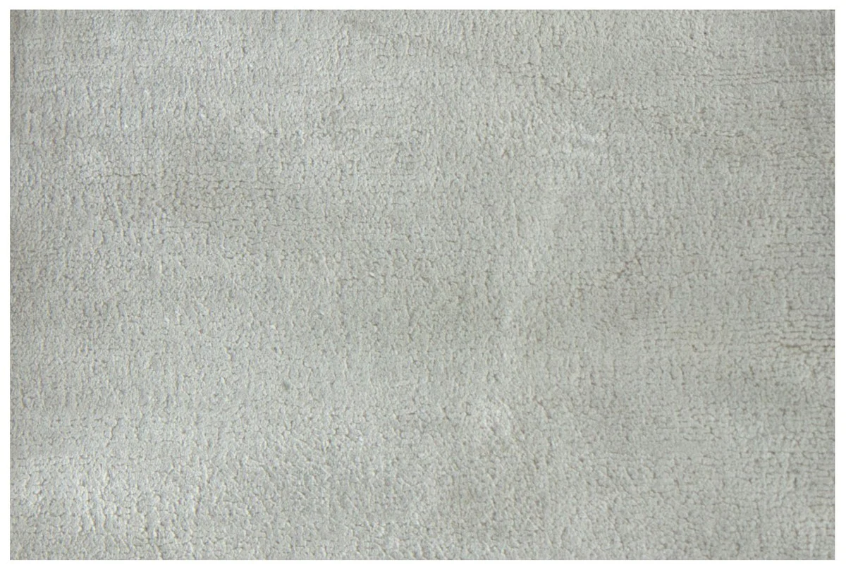 Casa Padrino alfombra de salón de lujo plata-beige 300 x 400 cm - Alfombra rectangular de viscosa - Calidad de lujo - Accesorios de decoración de salón