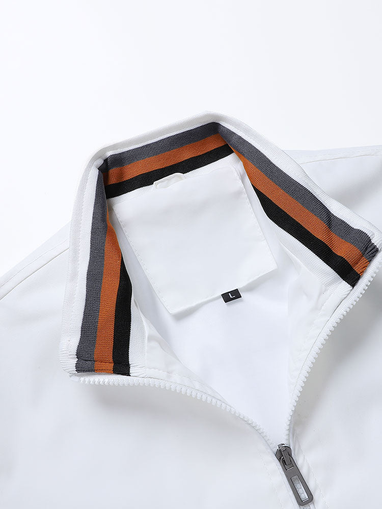 Zip Through Harrington Jacket