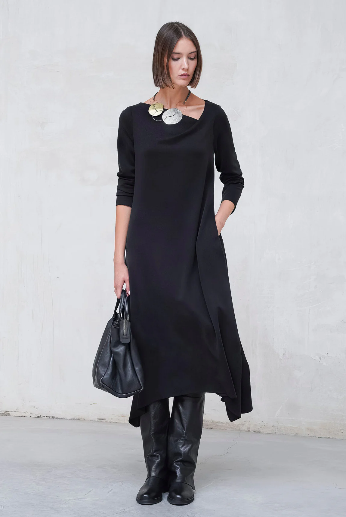 Rivera-spain Vestido Livia negro