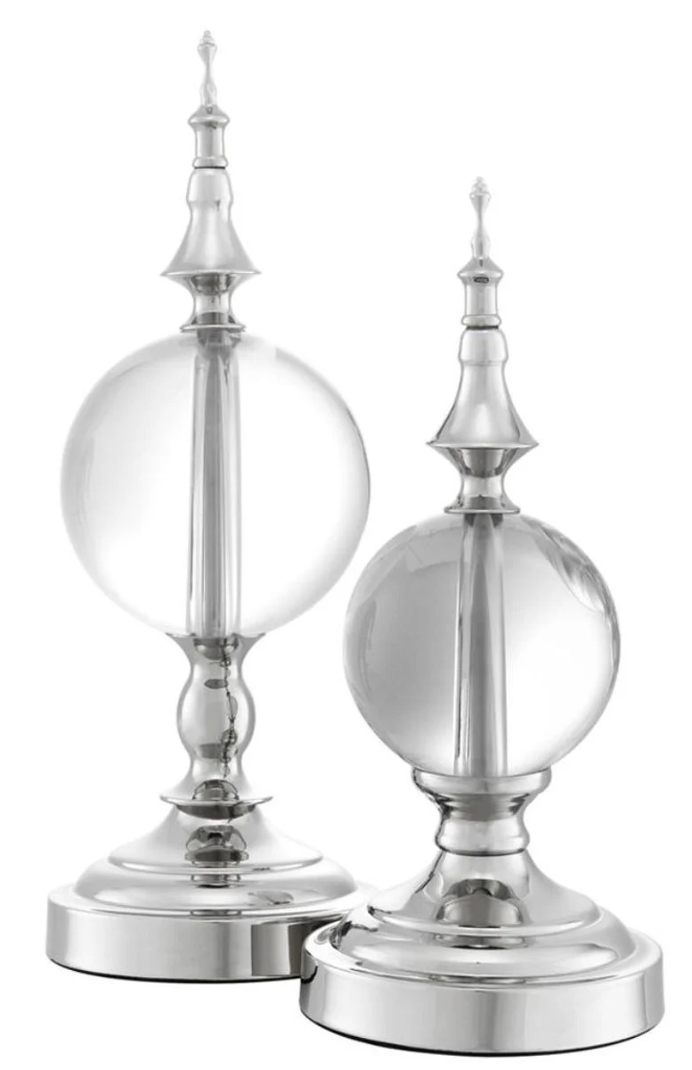 Casa Padrino Decoración Cristal de Cristal Set Decoración - Salón de Lujo Hotel Decoración