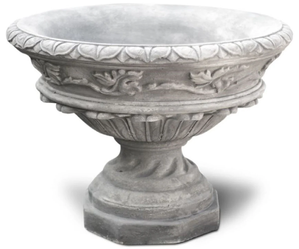 Casa Padrino maceta decorativo de jard¨ªn barroco gris antiguo ? 70 x A. 50 cm