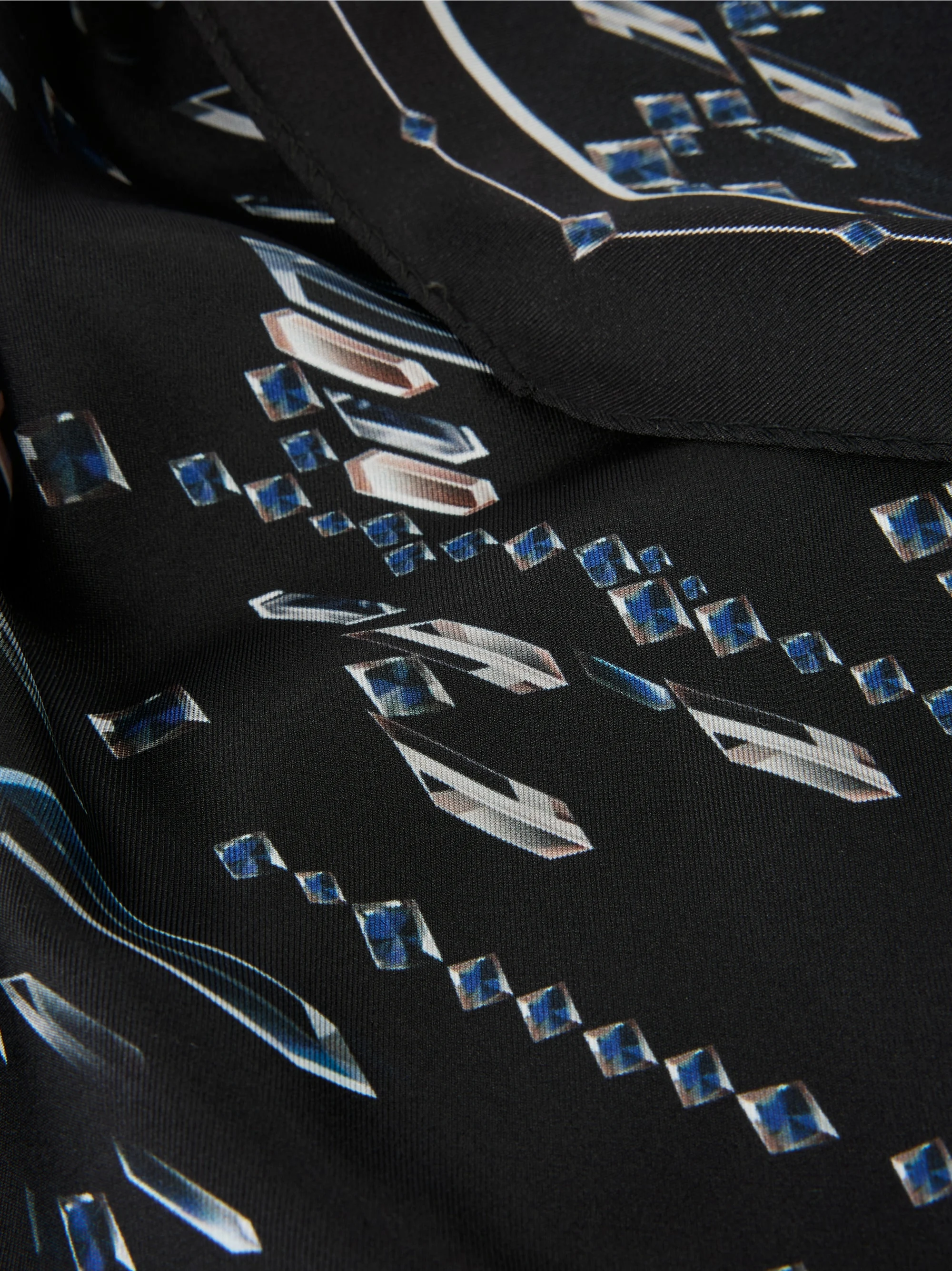 Marc-Cain Silk scarf with starlit night print