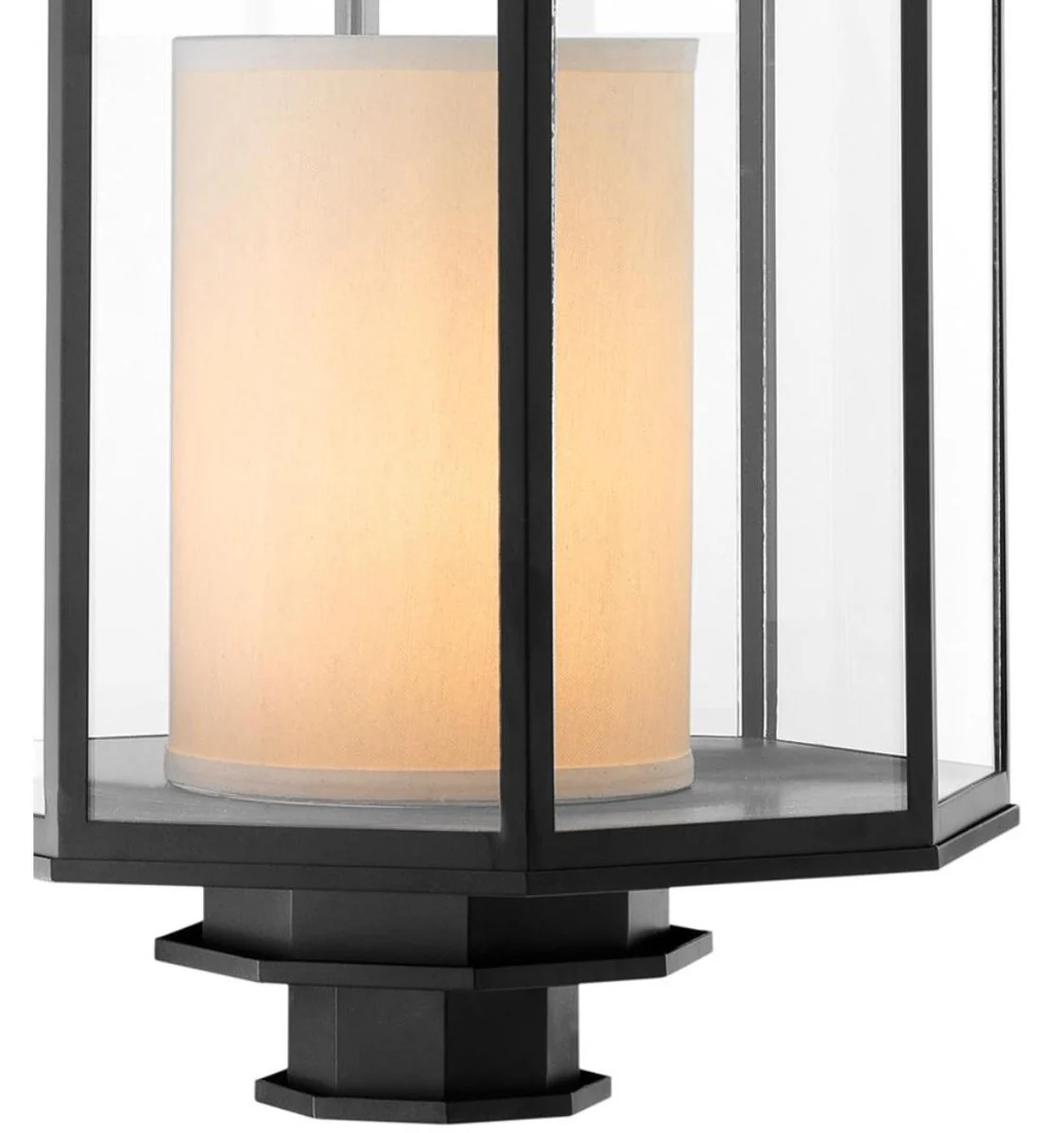 Casa Padrino de lujo linterna negro 40 x H. 83 cm - lámpara restaurante del hotel colgando