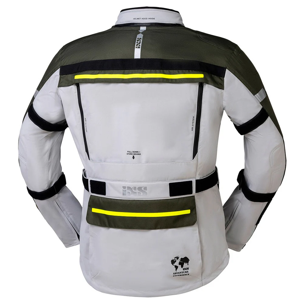 CHAQUETA VERANO IXS MONTEVIDEO AIR 3.0 - GRIS / VERDE