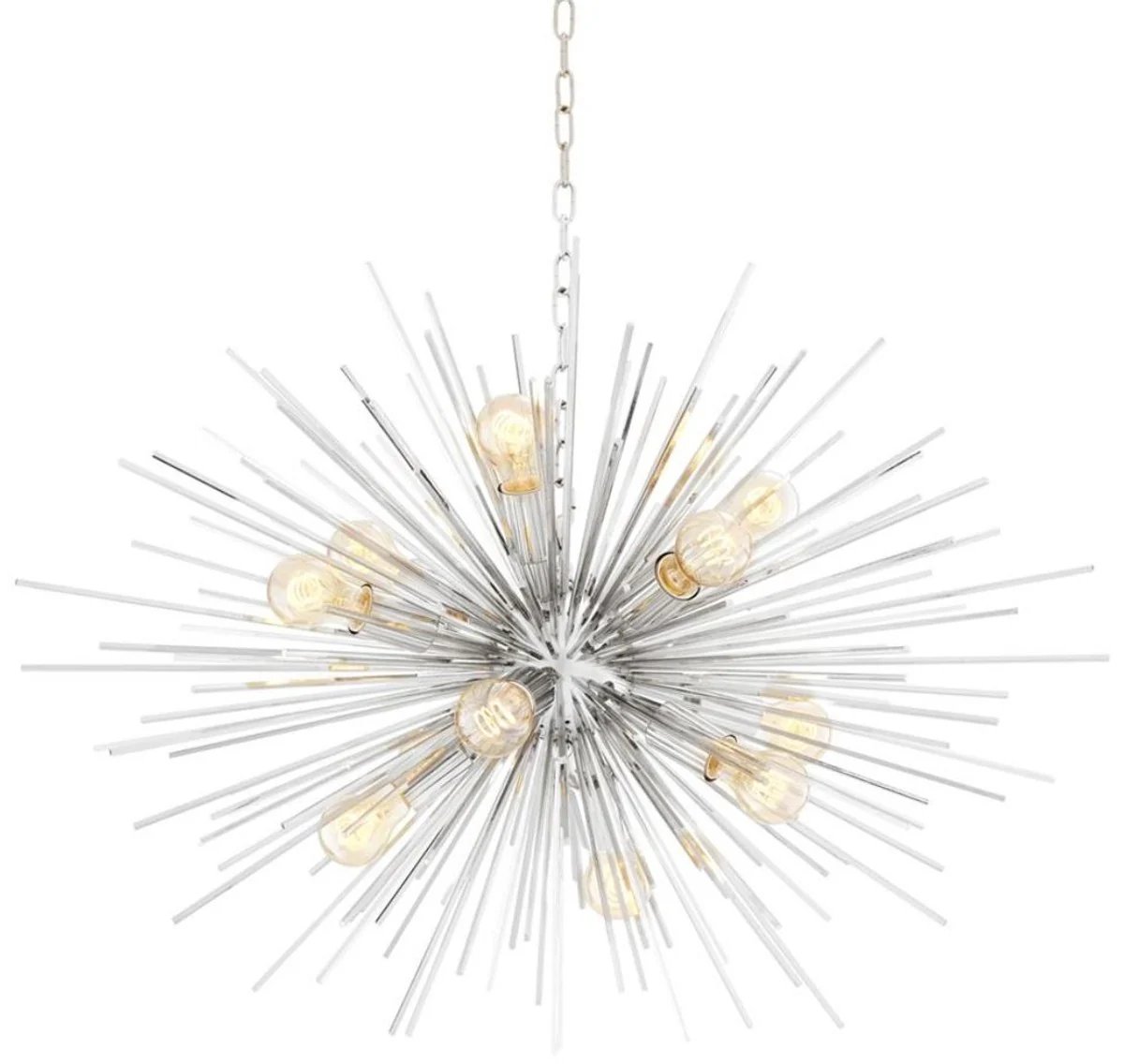 Casa Padrino araña de lujo de plata Ø 90 x H. 60 cm - Muebles de Lujo