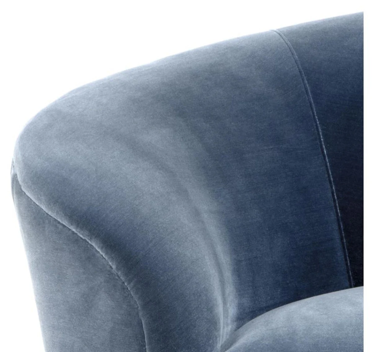 Sof¨¢ de dise?o Casa Padrino azules 248 x 104 x H. 74 cm - colecci¨®n de lujo