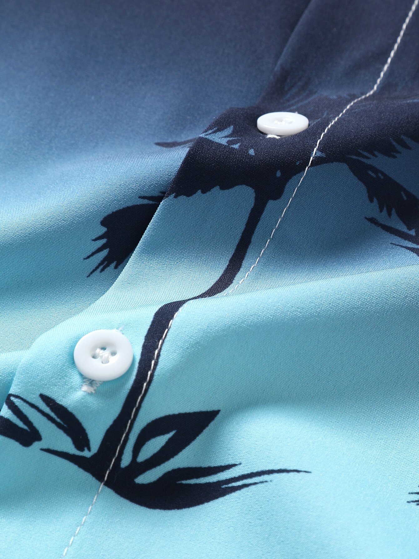 Suitmens Men's Hawaiian Print Short Sleeve Shirt Set 028