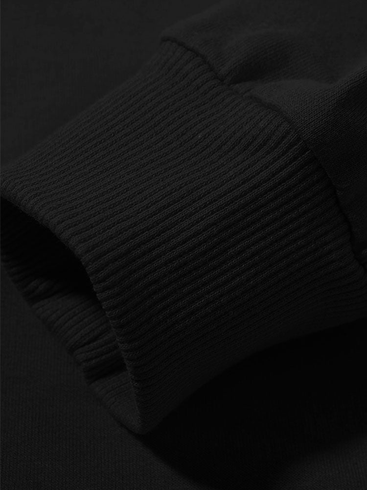 Space Bear Print Cotton Sweatshirt