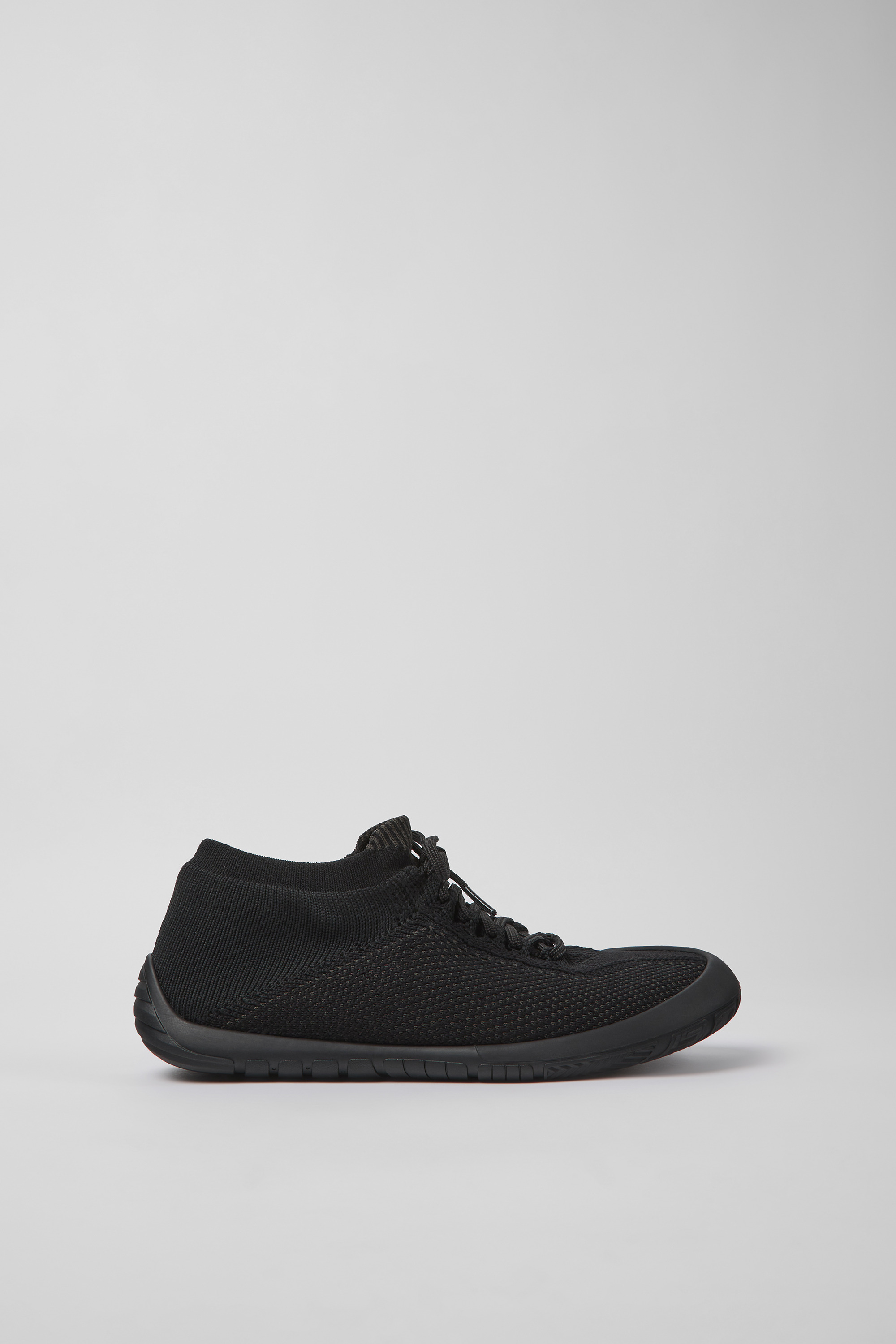 Path - Black textile sneakers for women
