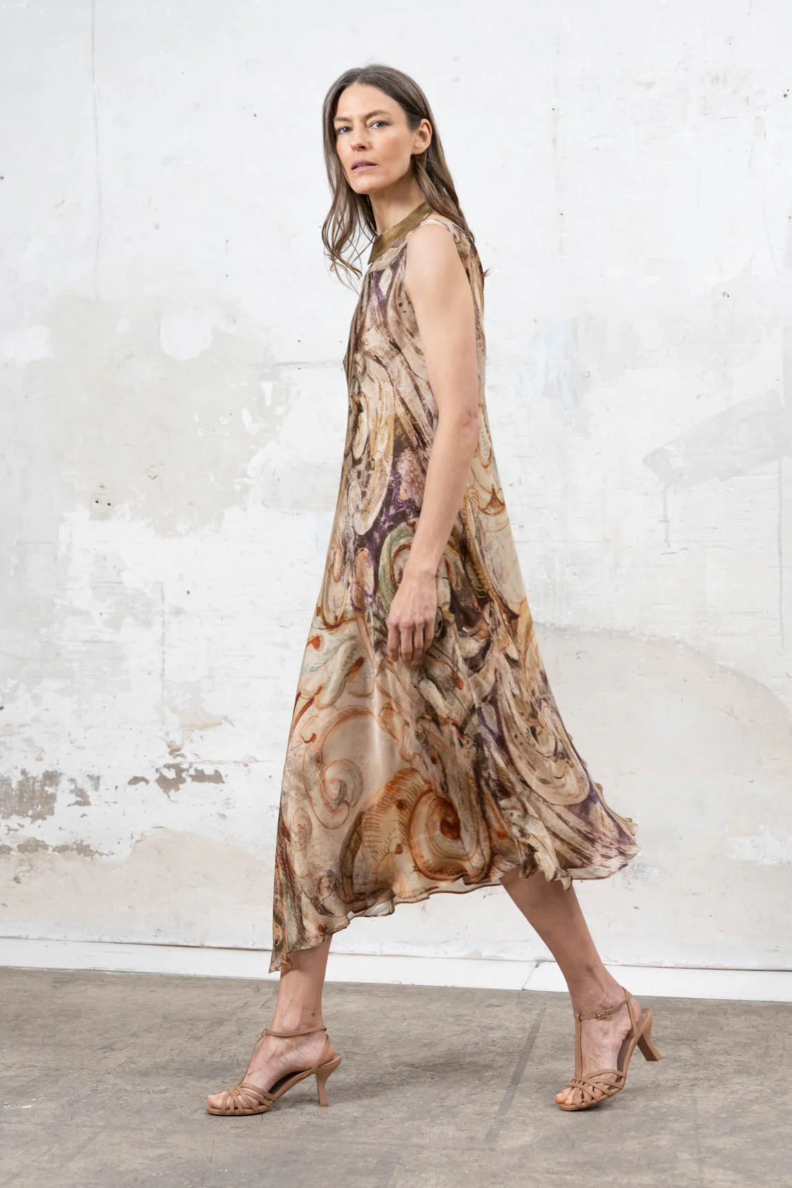 Rivera-spain Vestido Hyères camel