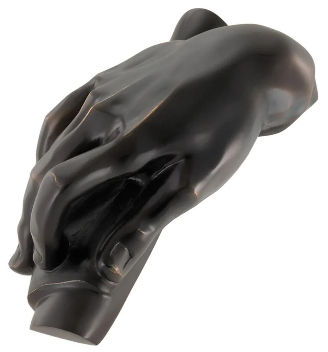 Casa Padrino diseñador deco objeto manos de bronce antiguo de 28 x 15 x H. 11 cm - colección de lujo