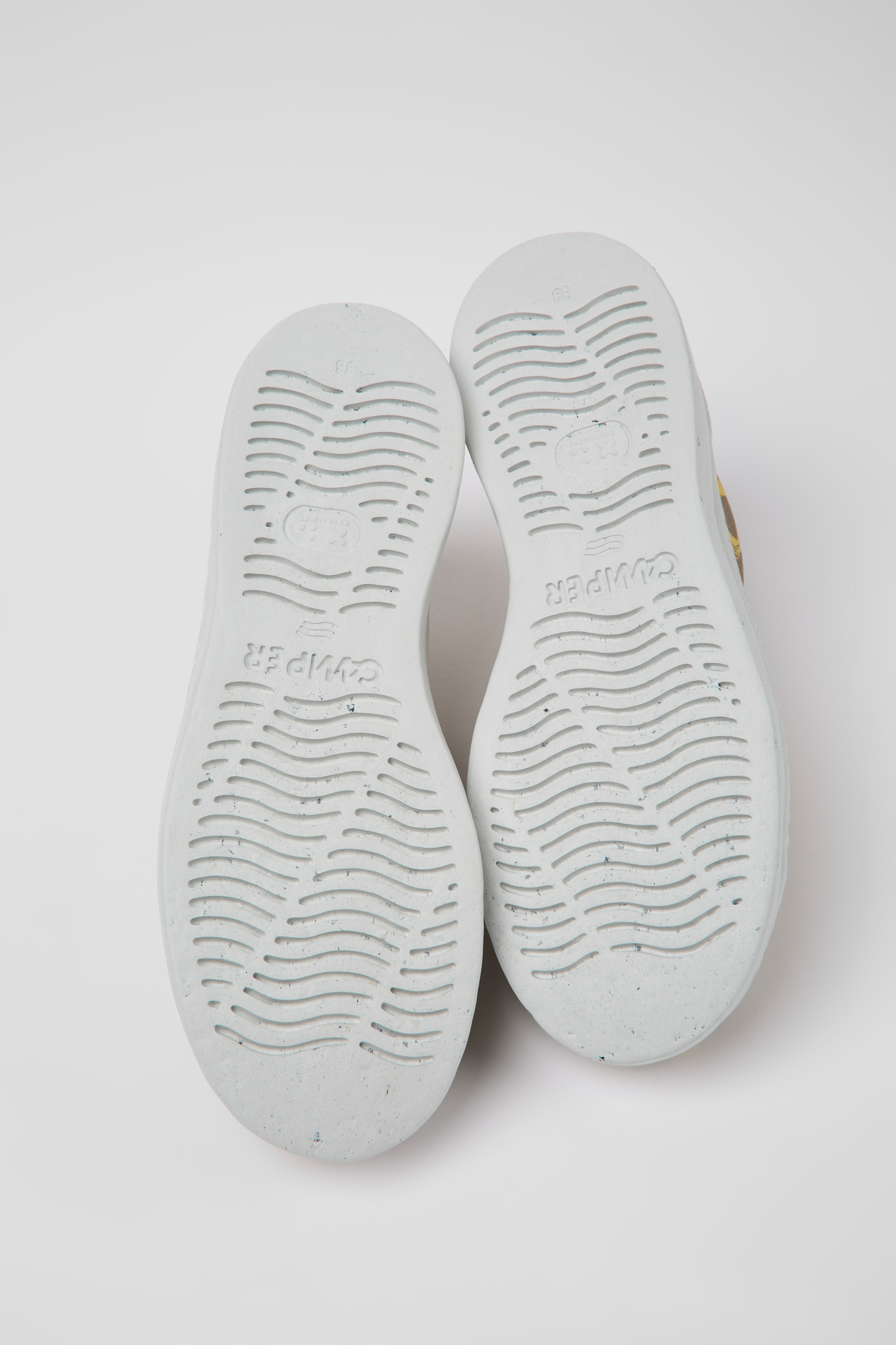 Runner Up - Multicolored nubuck sneakers for women