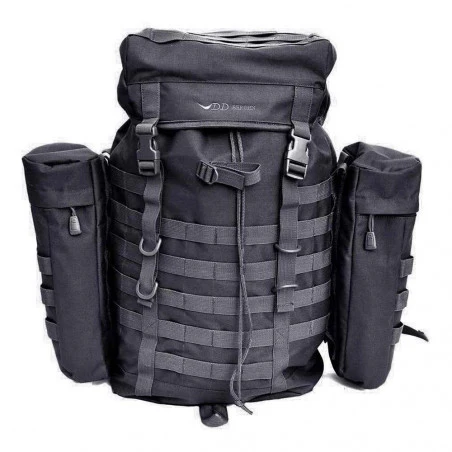 DD Hammocks Bergen Rucksack 55L negra - Mochila táctica de bushcraft