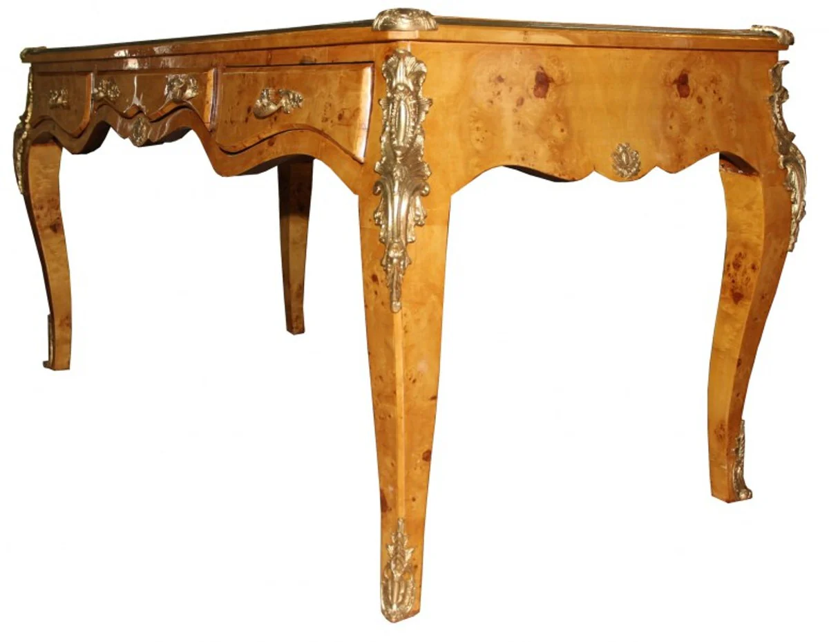 Casa Padrino Luxus Barock Schreibtisch Mahagony Sekret?r - Antik Stil