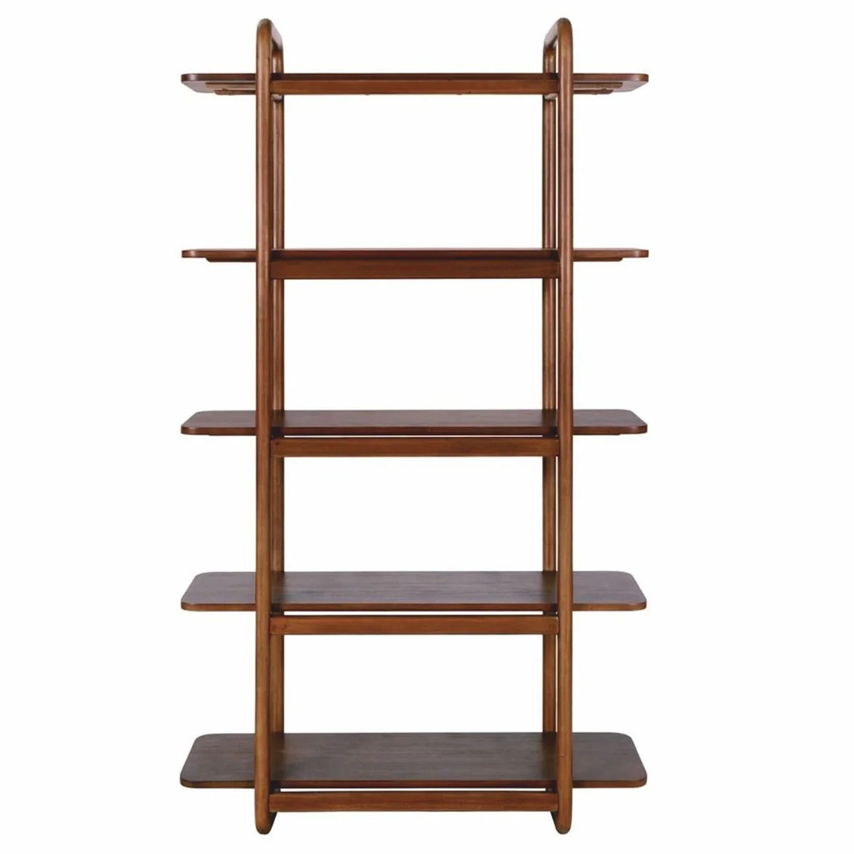 Casa Padrino armario de estanter¨ªa de lujo de caoba marr¨®n 120 x Al. 210 cm - Muebles de lujo