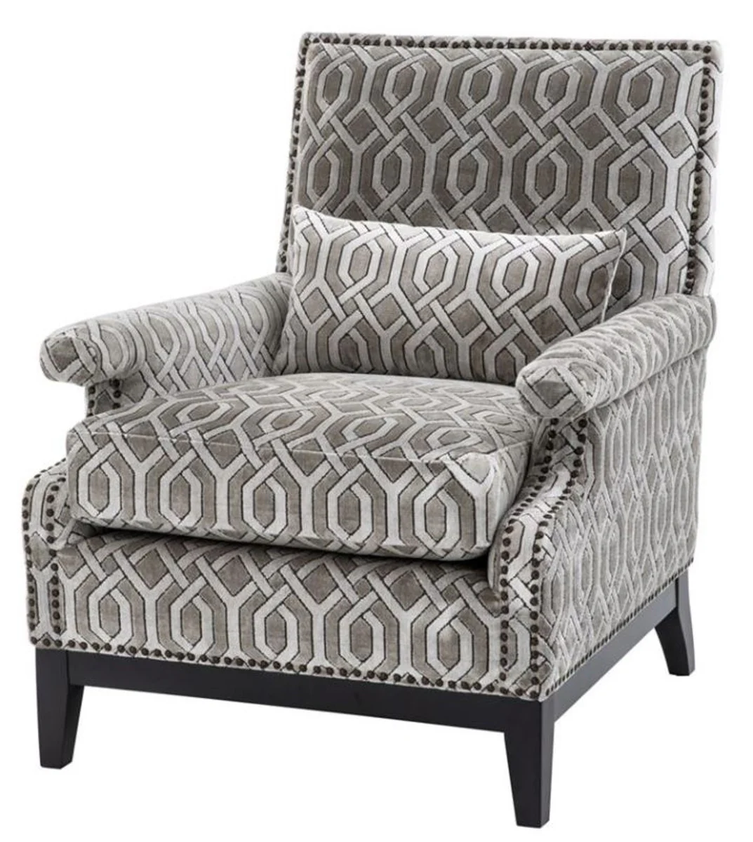 Casa Padrino sillón de 75 x 85 x H. 93 cm - sala de lujo sillón