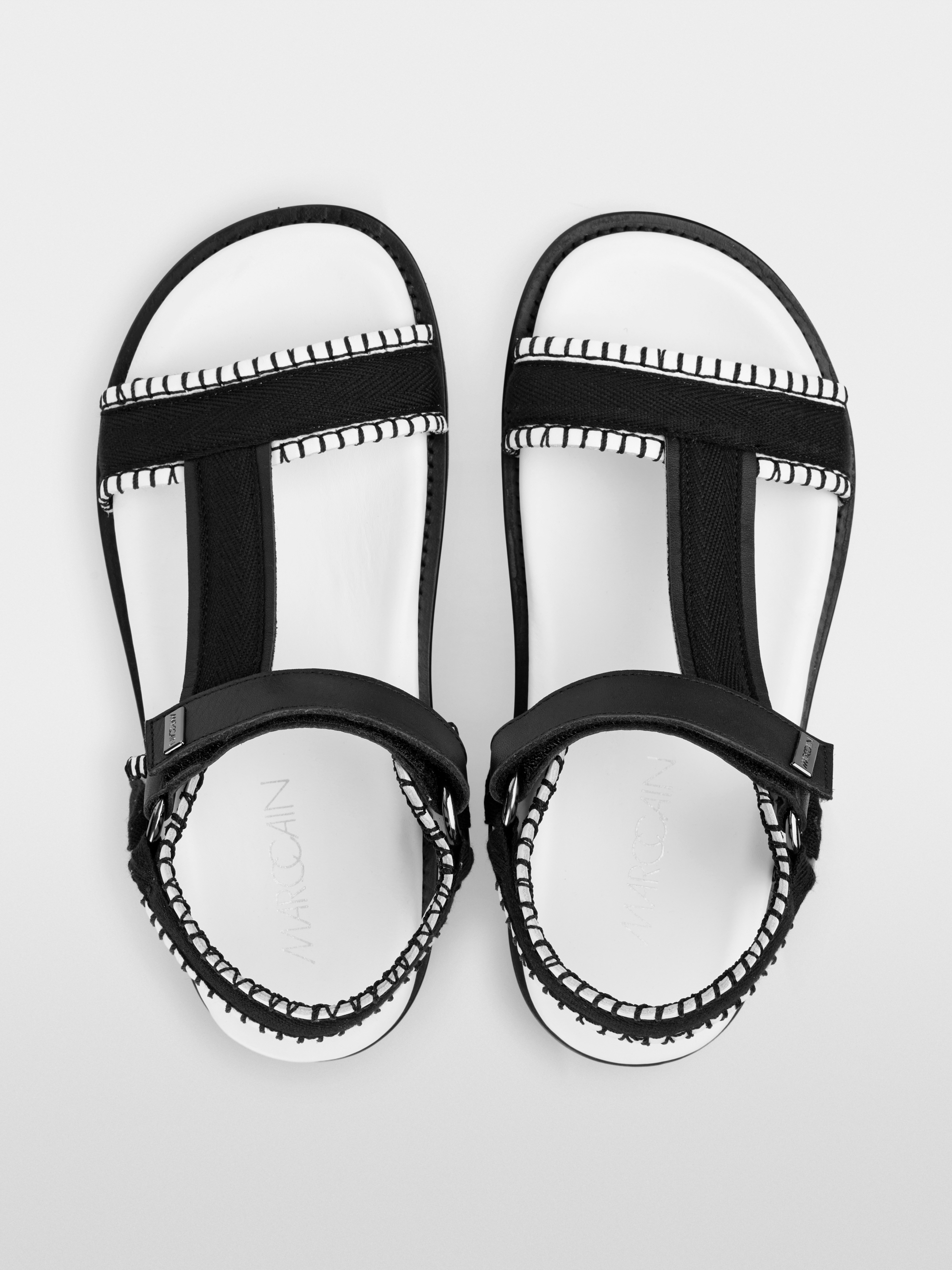 Marc-Cain Sporty sandals with Velcro fastener