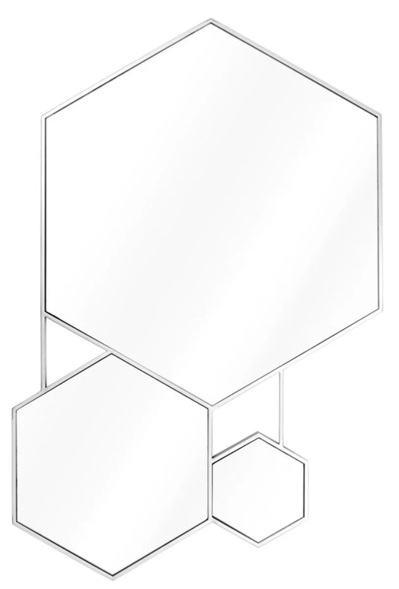 Casa Padrino espejo de lujo plateado 87 x H. 132 cm - espejo de sala de estar