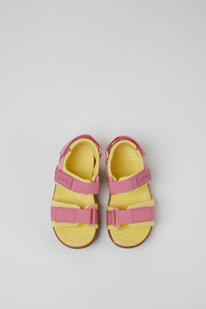 Wous Multicolored fabric sandals for children