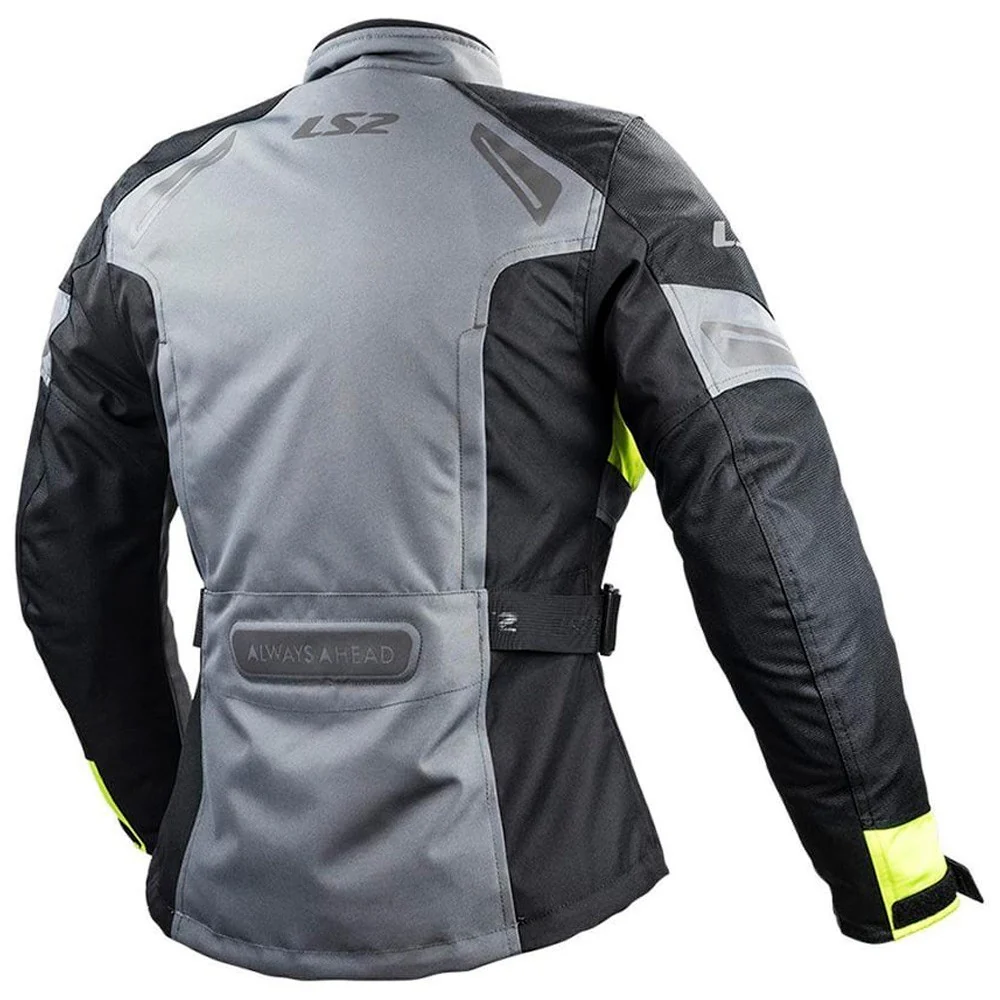 CHAQUETA LS2 PHASE LADY GRIS / AMARILLO