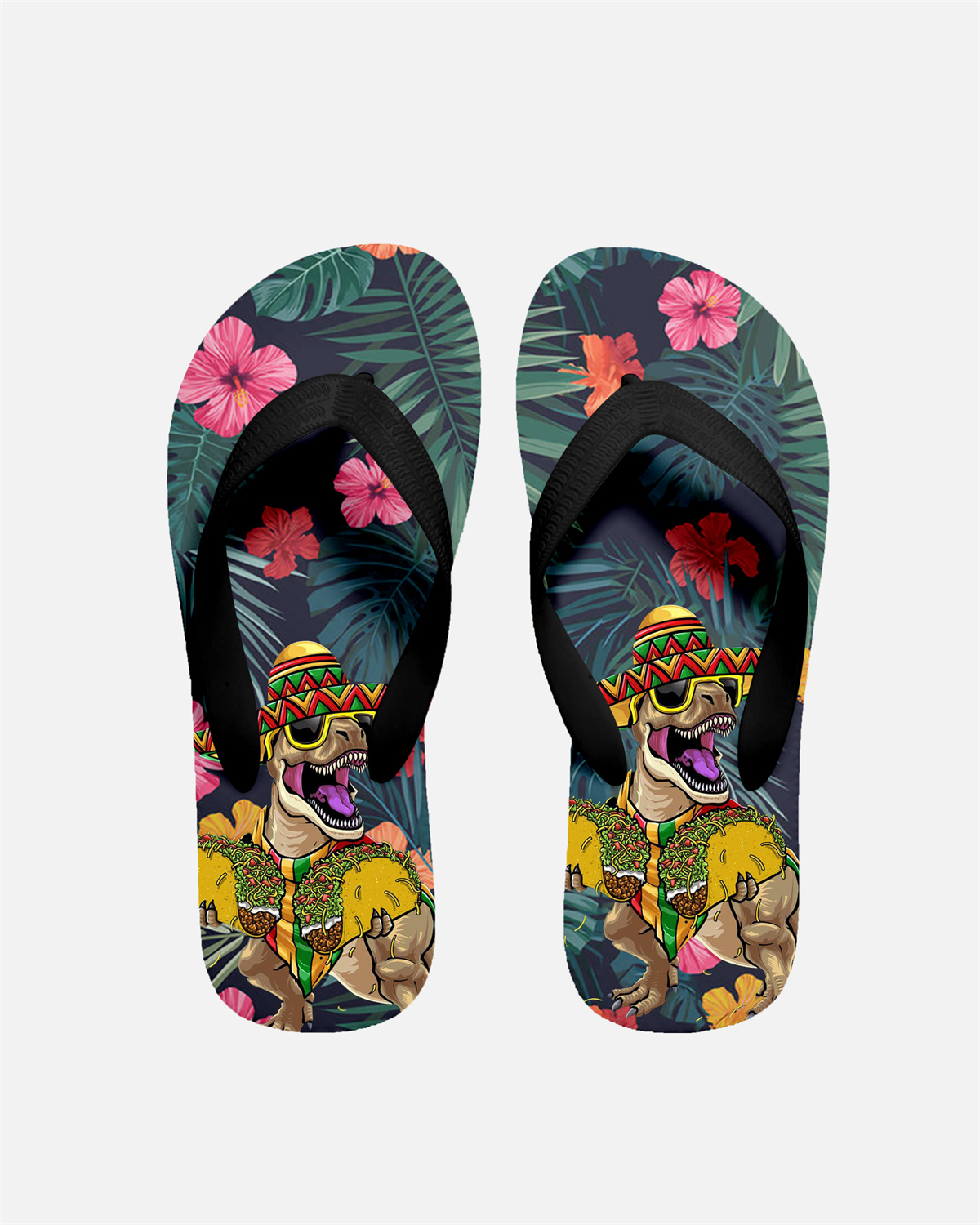 Suitmens Men's Tiki Party Hawaiian Vacation Print Three-Piece Set 029