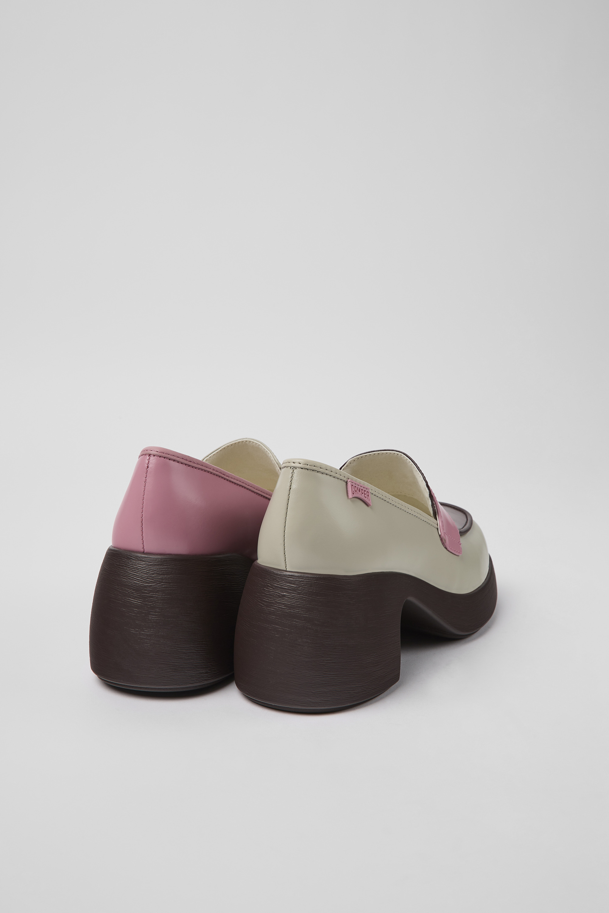 Twins - Multicolored leather shoes for women