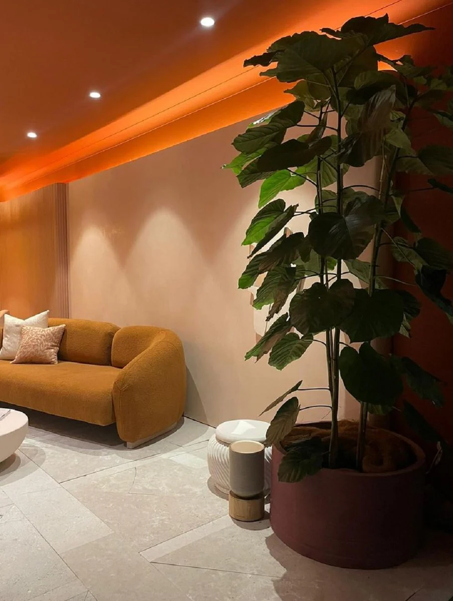 Casa Padrino sof¨¢ de lujo marr¨®n / natural 260 x 100 x A. 100 cm - Sof¨¢ de sal¨®n - Sof¨¢ de hotel - Muebles de sal¨®n - Muebles de hotel - Muebles de lujo - Interiores de lujo