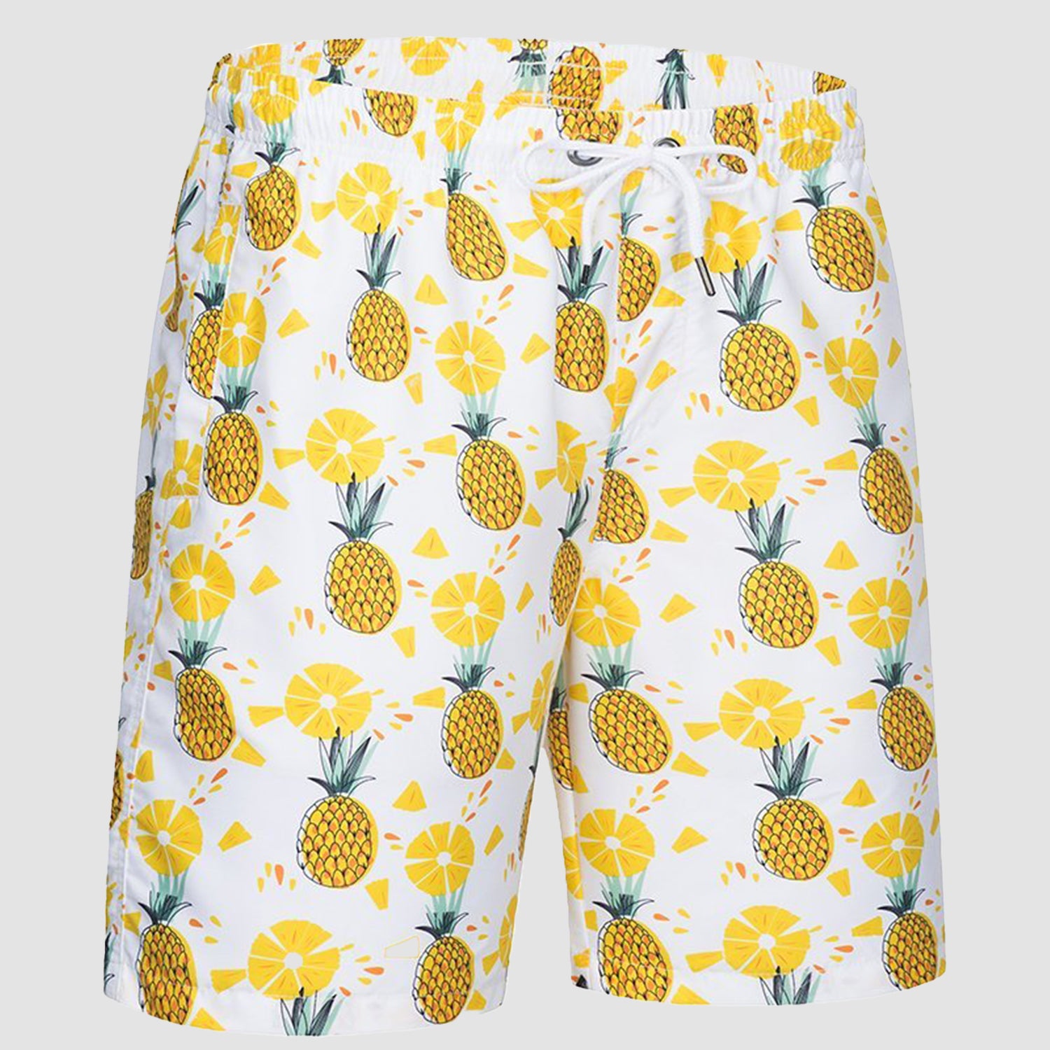 Swimming Trunks with Mesh Liner Quick Dry Funny Beachwear Shorts