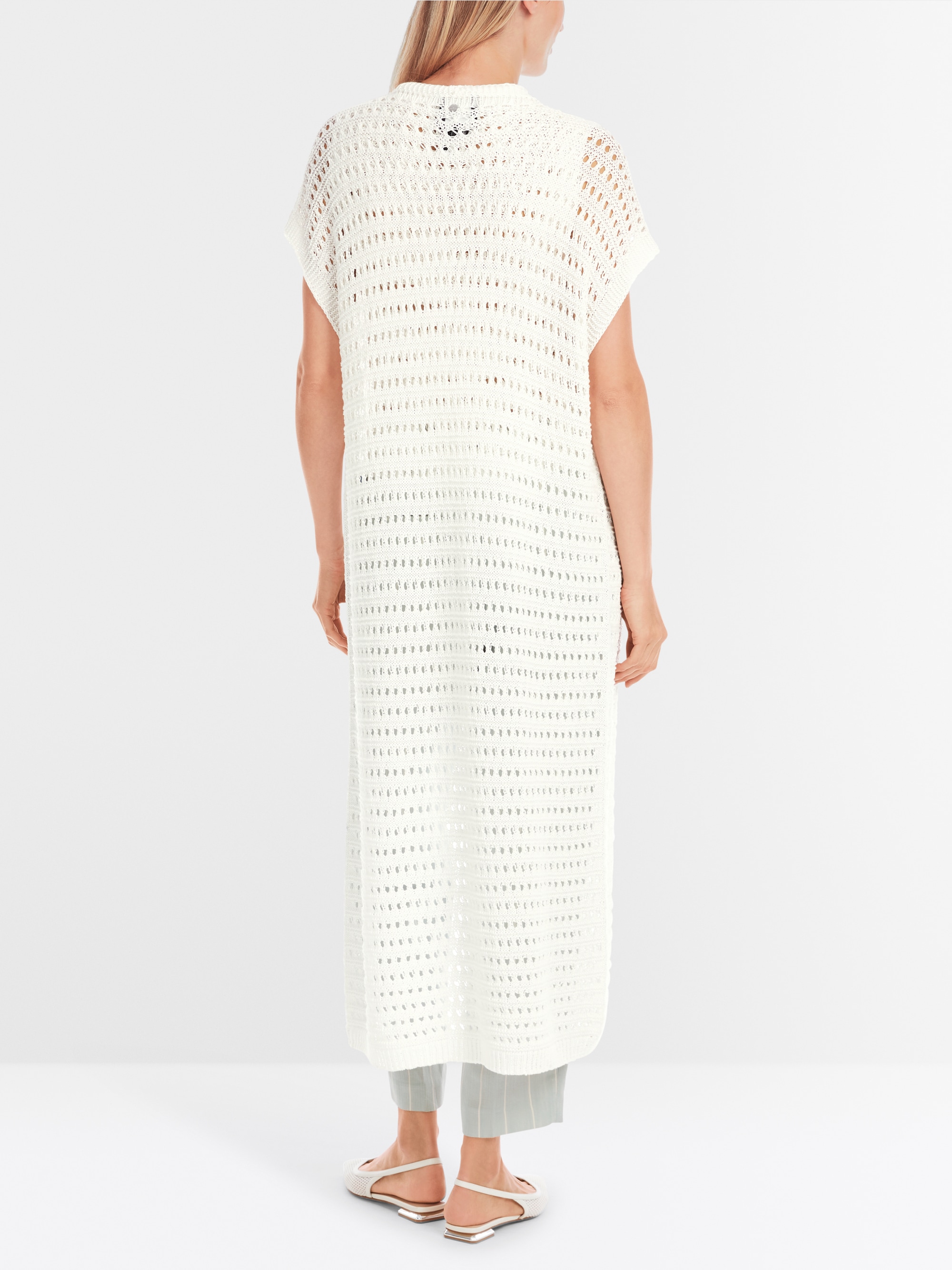 Marc-Cain Ajour knit Rethink Together waistcoat