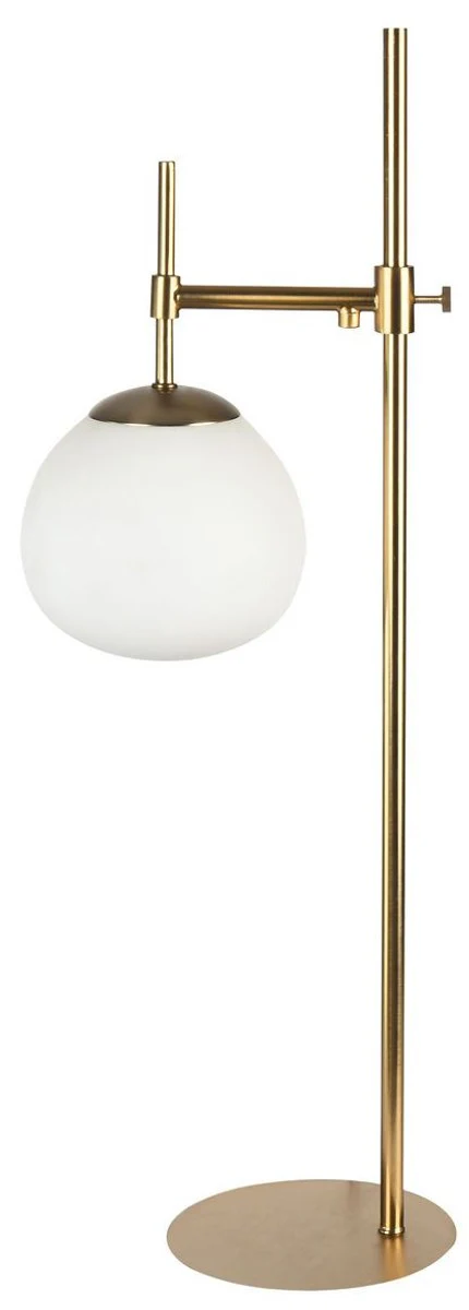 Casa Padrino Table Light Gold 17 x H. 65 cm - Living Room Table Lamp