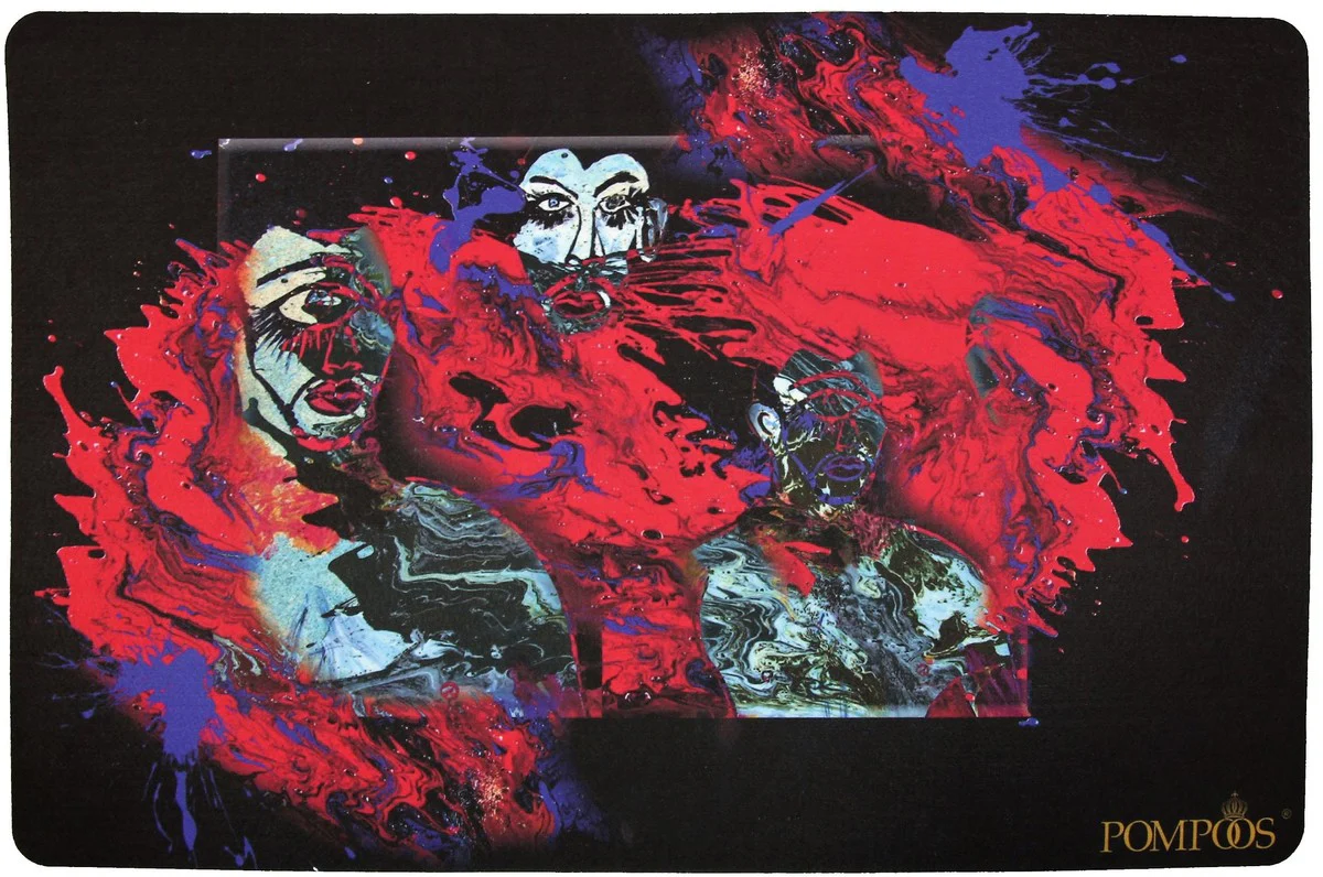 Harald Gl??ckler Felpudo Designer Eye Red 66 x 44 cm - Alfombrilla antipolvo