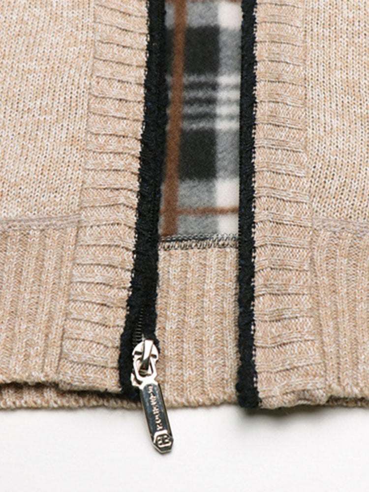 Plus Size 2XL Zip Up Sweater