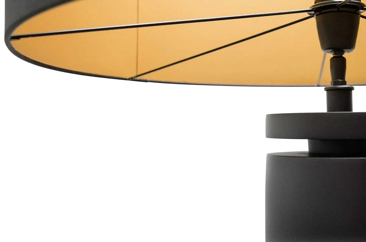 Casa Padrino l¨¢mpara de mesa de dise?o mate negro 60,5 x H. 90 cm - muebles del restaurante del hotel