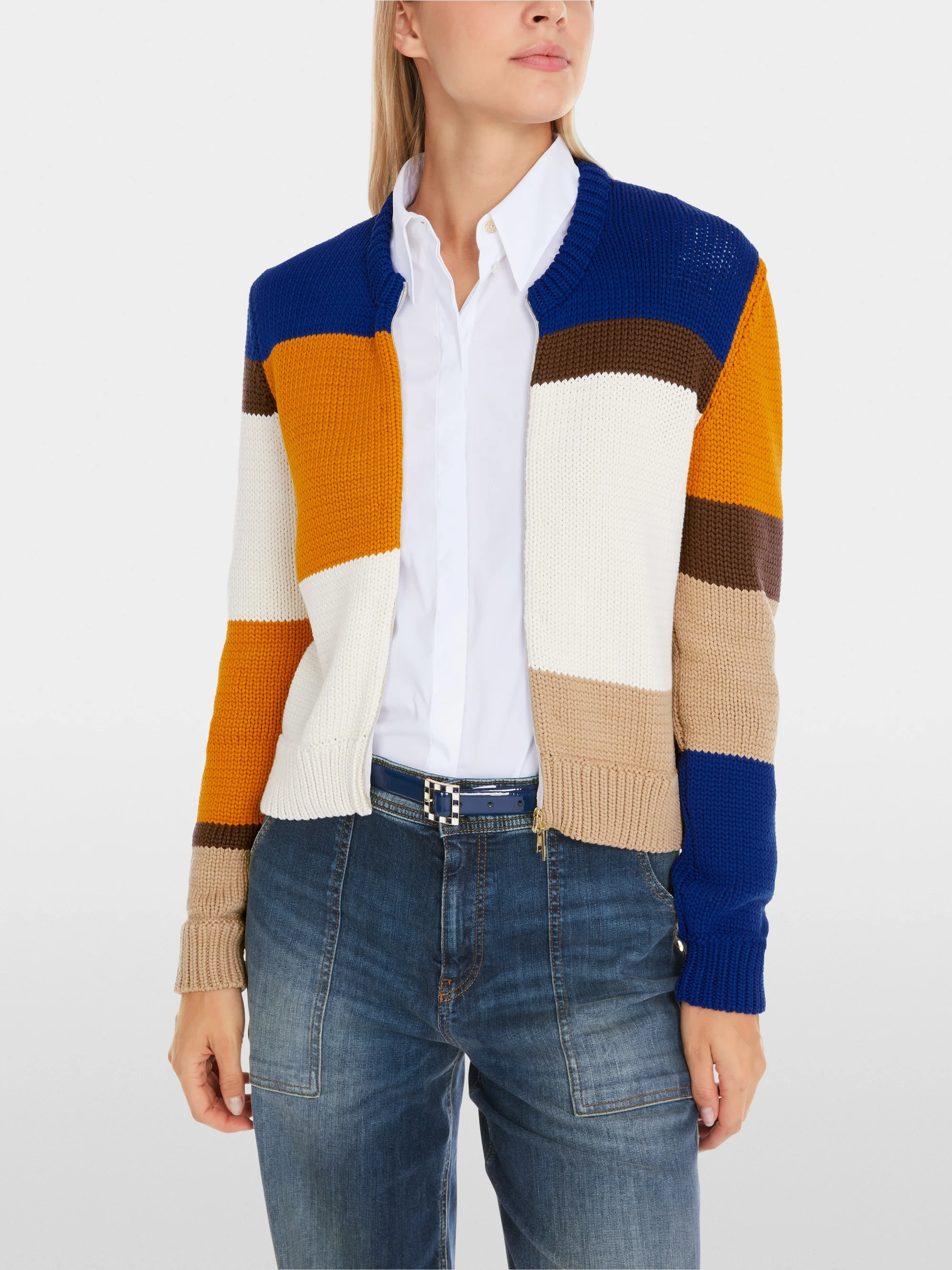 Marc-Cain Patch cardigan: knitted in Germany