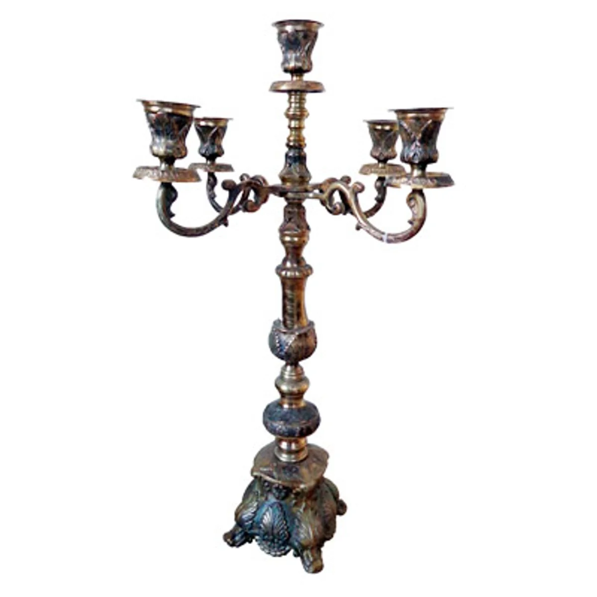 Casa Padrino Luxury Candlestick Antique Vintage Vintage H 92 cm, An. 56 cm - Candelero