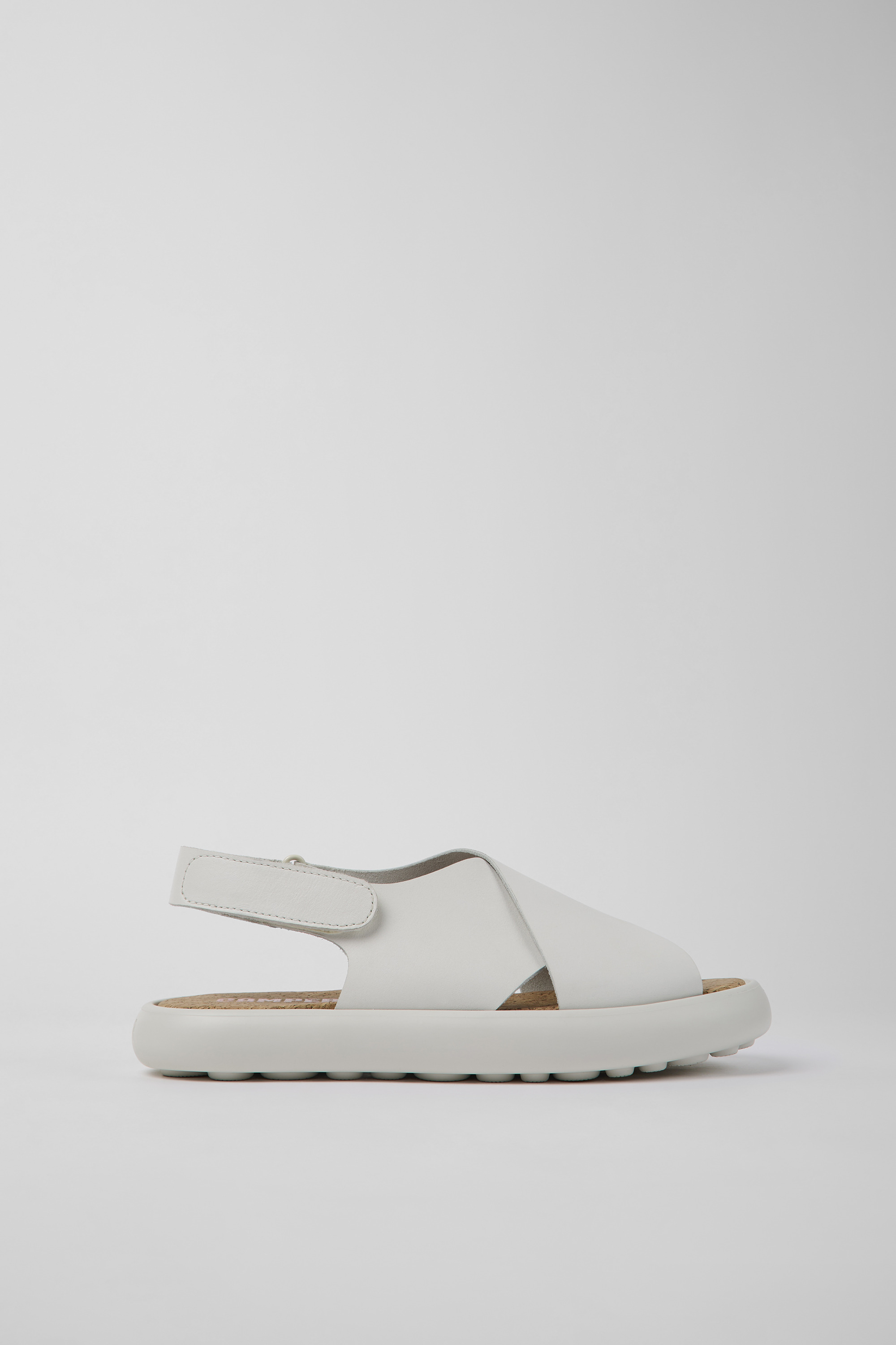 Pelotas Flota - White leather sandals for women