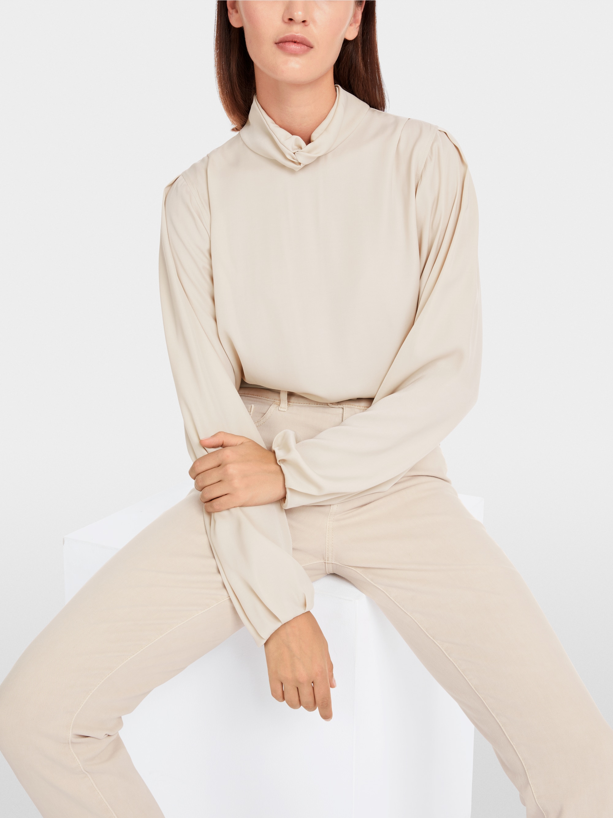 Marc-Cain Blouse with knot detail