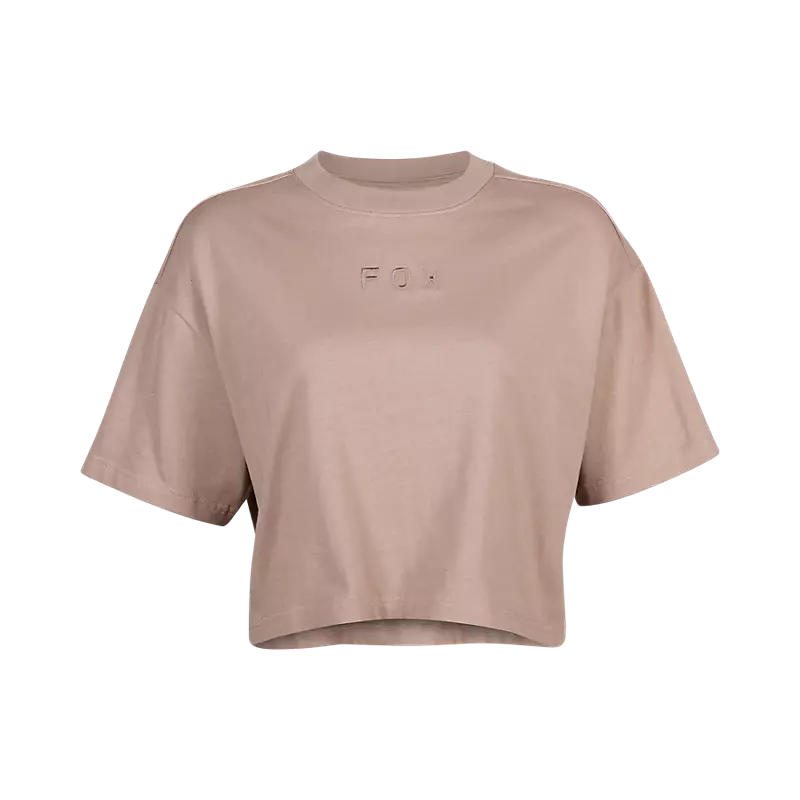 Womens Wordmark Premium Crop Tee