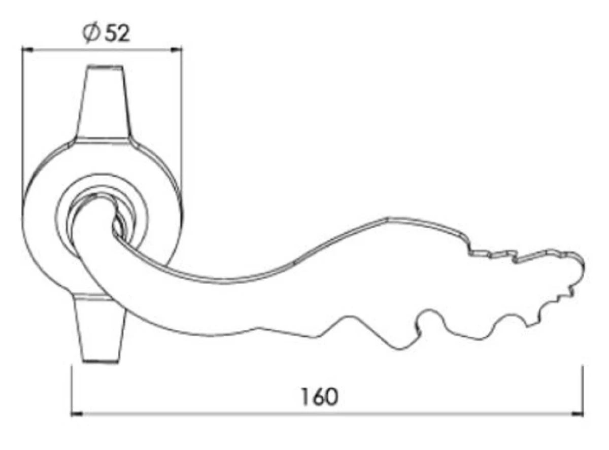 Casa Padrino conjunto de manijas de puerta barroco de lujo oro - Manillas de lat¨®n noble con ba?o de oro de 24 kilates - Calidad de Lujo